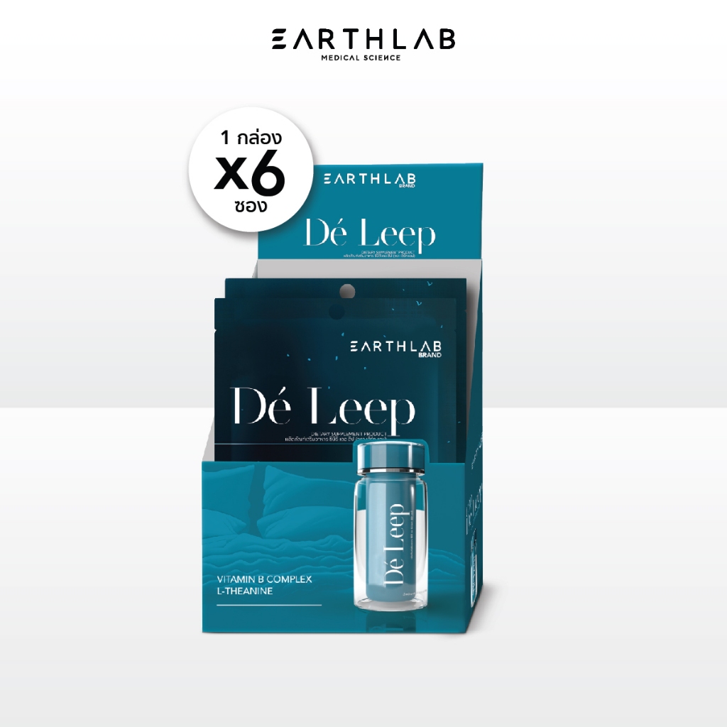 EARTHLAB DE'LEEP DIETARY SUPPLEMENT PRODUCT (2CAP x 6Pcs)